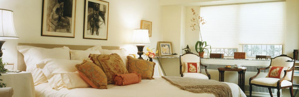 bedroom designed by Ruth Burt Interior Designs