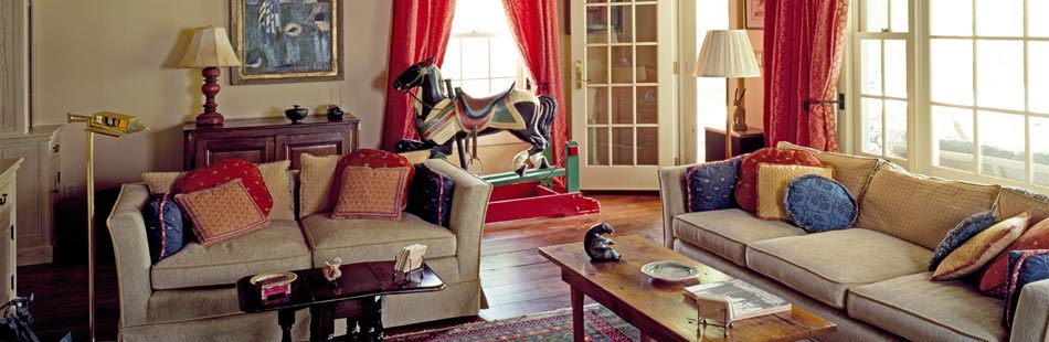 Ruth Burt Interior designer living room design