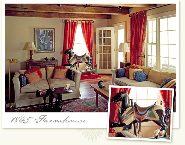 Farmhouse House designed by Ruth Burt located in Garrison, NY
